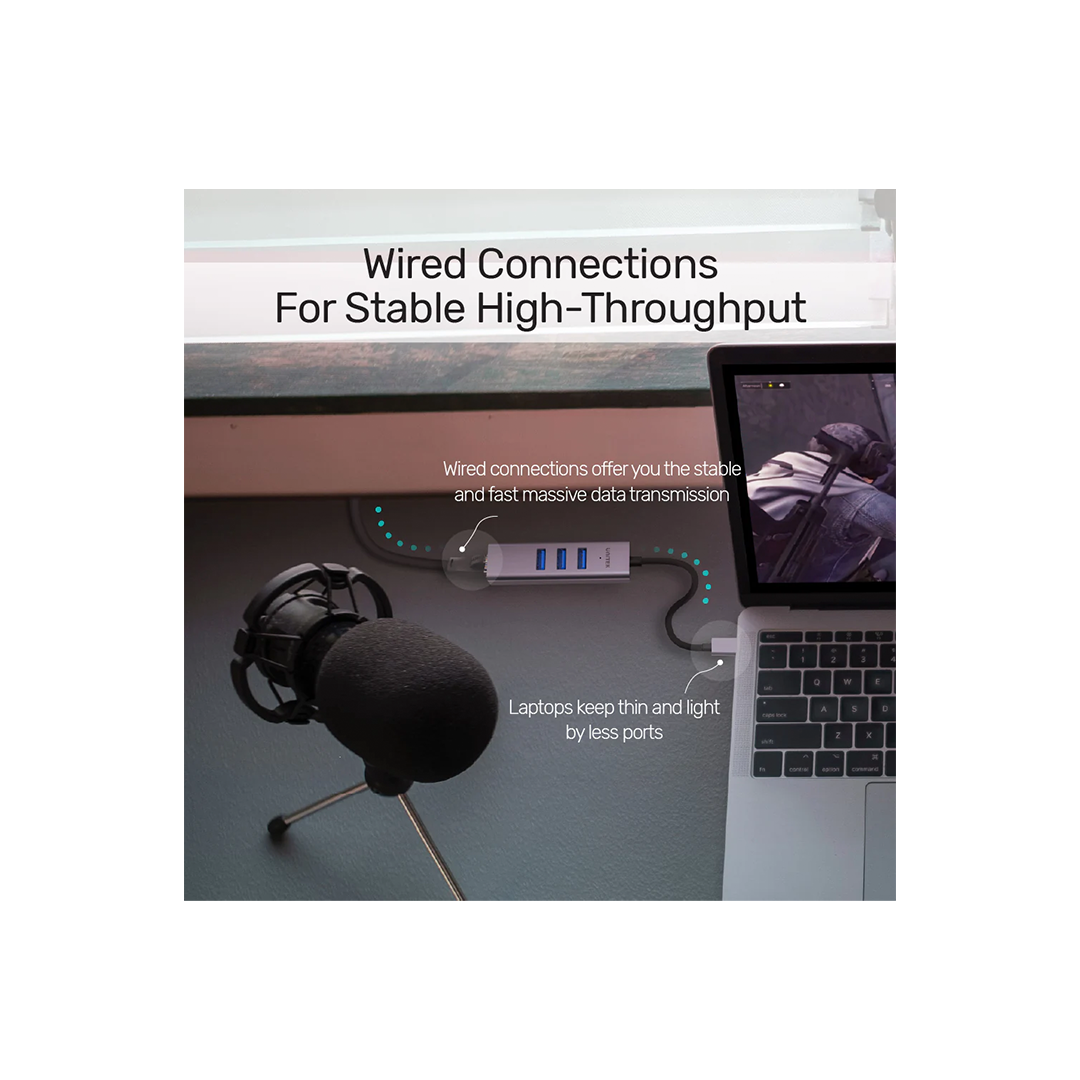 Unitek 4-in-1 Ethernet Hub in Qatar Unitek 4-in-1 Ethernet Hub in Qatar